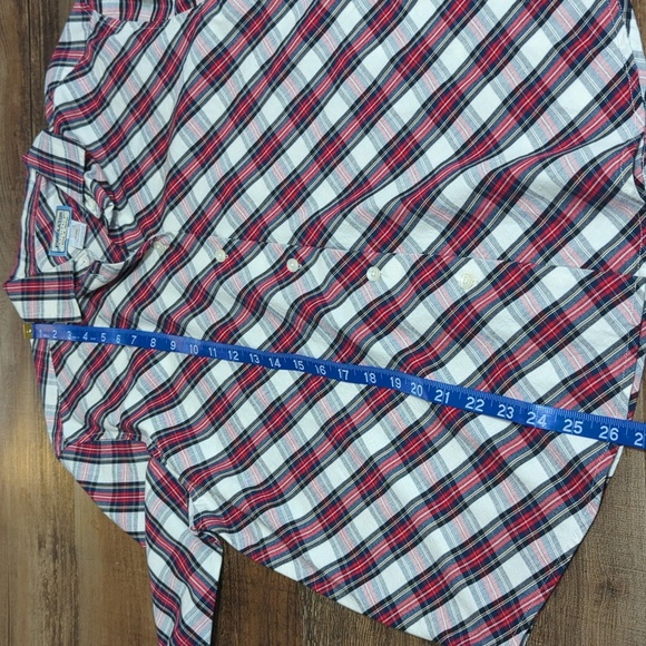 Vintage Pendleton Originals Plaid Flannel Shirt Size Medium in Red/White/Black - Picture 5 of 6